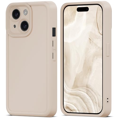 Moozy RimUP Hülle für iPhone 15, Flexibler TPU Bumper Handyhülle Schutzhülle, Erhöhte Kanten für zusätzlichen Schutz, Präzise Ausschnitte und Kameraschutz, Case Cover, Beige Moozy RimUP Hülle für iPhone 15, Flexibler TPU Bumper Handyhülle Schutzhülle, Erhöhte Kanten für zusätzlichen Schutz, Präzise Ausschnitte und Kameraschutz, Case Cover, Beige von Moozy