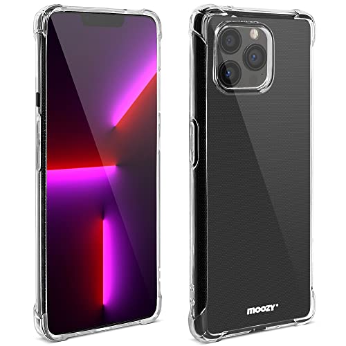 Moozy Transparent Silikon Hülle für iPhone 13 Pro - Stoßfest Schutzhülle Klar TPU Handyhülle Case Cover Moozy Transparent Silikon Hülle für iPhone 13 Pro - Stoßfest Schutzhülle Klar TPU Handyhülle Case Cover von Moozy