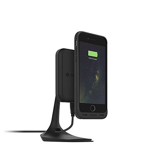 Mophie Charge Force Desk Mount mit kabelloser Aufladung, schwarz von Mophie