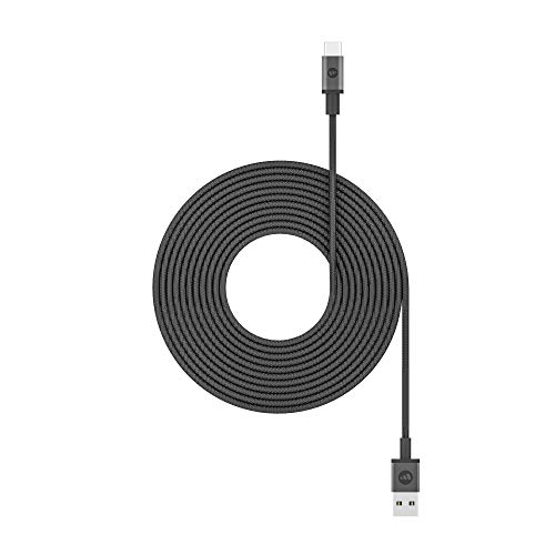 ZAGG mophie Fast Charge USB-A Kabel auf USB-C - 3M Kabel - Schwarz von Mophie