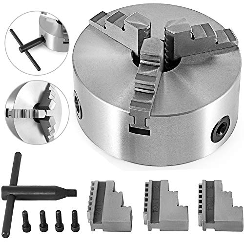 Mophorn 160mm 3-Backenfutter Professionelle Metalldrehfutter selbstzentrierende Spannfutter mit 55-145mm Klemmbereich der Außenbacken und 142mm Durchmesser des Lochkreises Mophorn 160mm 3-Backenfutter Professionelle Metalldrehfutter selbstzentrierende Spannfutter mit 55-145mm Klemmbereich der Außenbacken und 142mm Durchmesser des Lochkreises von Mophorn