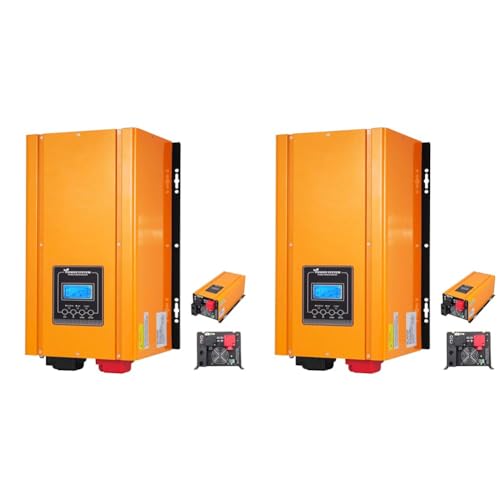 Mophorn Industrieller Wechselrichter (3KW 12V), Gelb (Packung mit 2) von Mophorn