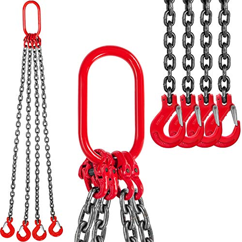 Mophorn Kettenschlinge - 6/15"x 6.5 'Vier Beine mit Stahlhaken - Klasse 80 Mophorn Kettenschlinge - 6/15"x 6.5 'Vier Beine mit Stahlhaken - Klasse 80 von Mophorn