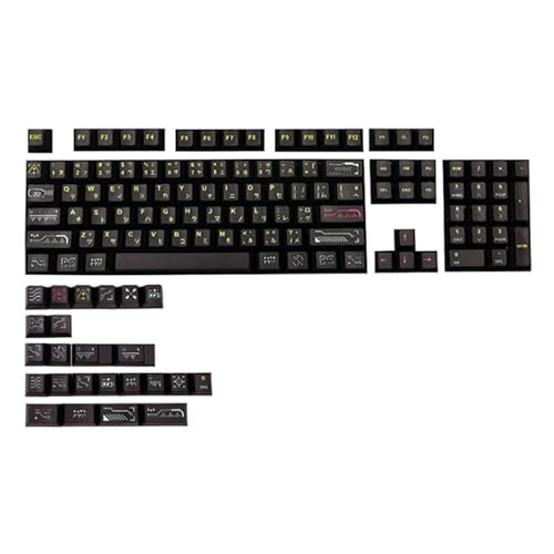 71/128 Tasten Themed Tastenkappen Mit Soem-Profil Japanische PBT Tastenkappe Set Für MX Schalter Mechanische Tastaturen 128-Tasten Japanische Tastenkappen Für Game-Liebhaber von Morain