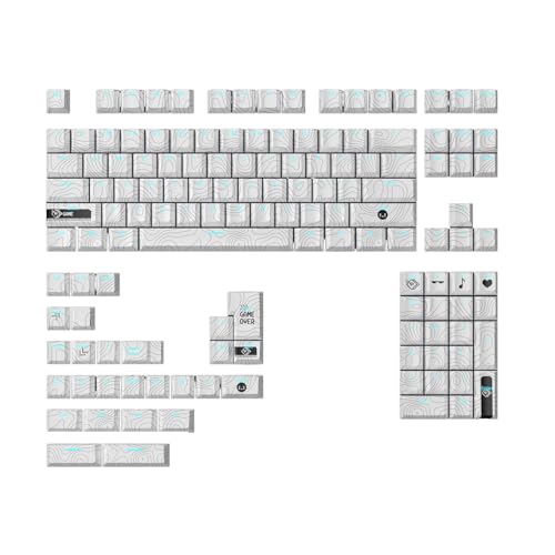 Double Shot Dicke PBT Hintergrundbeleuchtung Tastenkappen Tastenkappe CherryProfile Für Mechanische Tastatur 75/87/84/108 Für CherryMX Schalter Langlebige Oberfläche von Morain