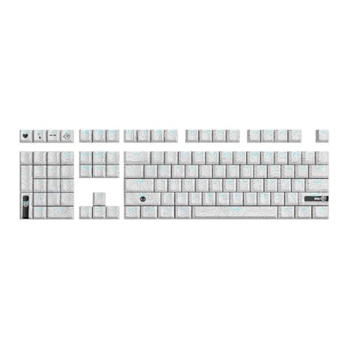 Double Shot Dicke PBT Hintergrundbeleuchtung Tastenkappen Tastenkappe CherryProfile Für Mechanische Tastatur 75/87/84/108 Für CherryMX Schalter Langlebige Oberfläche von Morain