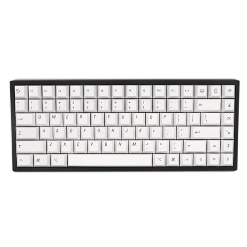 Minimalistisches Weißes Tastenkappen Set Mit 140 Tasten Für Mechanische Tastatur PBT Sublimation Für Tastenkappe Kirschprofil PBT Tastenkappen Tastenkappen Set Mit 140 Tasten von Morain