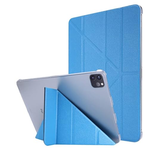 Morain Hülle für iPad 10.2 Zoll 2021/2020 iPad 9th/8th Generation & 2019 iPad 7th Generation, Schutzhülle mit TPU Rückseite, Auto Sleep/Wake Cover, Blau von Morain