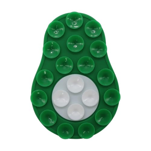 Morain Silikon-Saugnapf-Telefonhalterung für alle Handys, Avocado-Form, doppelseitige Handy-Saugnapfhalterung von Morain
