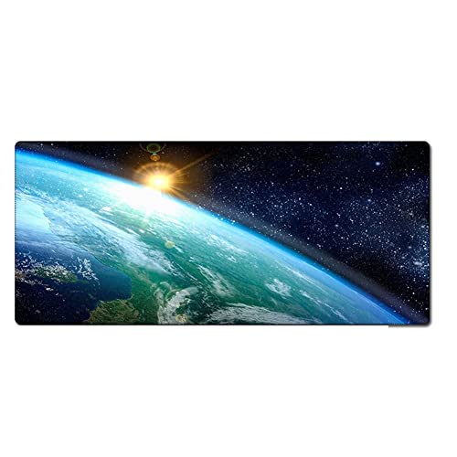 Morian Gaming-Mauspad, 300 x 600 x 3 mm, Dreamy Sternenhimmel, rutschfestes und wasserdichtes Computer-Mauspad mit genähten Kanten, für Gaming, Büro und Zuhause (G-620) von Morain