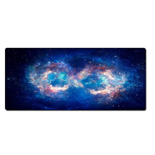 Morian Gaming-Mauspad, 300 x 900 x 3 mm, Dreamy Sternenhimmel, rutschfestes und wasserdichtes Computer-Mauspad mit genähten Kanten, für Gaming, Büro und Zuhause (G-639) von Morain