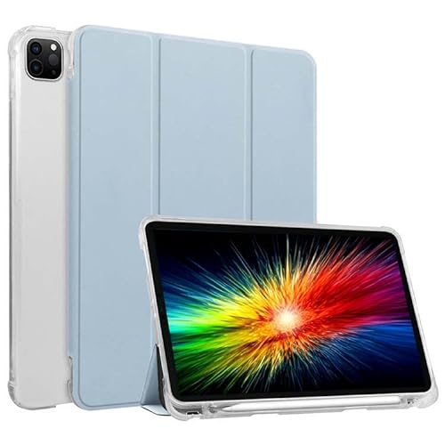 Morian iPad Pro 11 Zoll Hülle für 3. / 2. / 1. Generation, iPad Air (4. Generation) 2020, Hülle mit Stifthalter, Hülle für iPad Pro 11 2021 2020 2018 (hellblau) von Morain