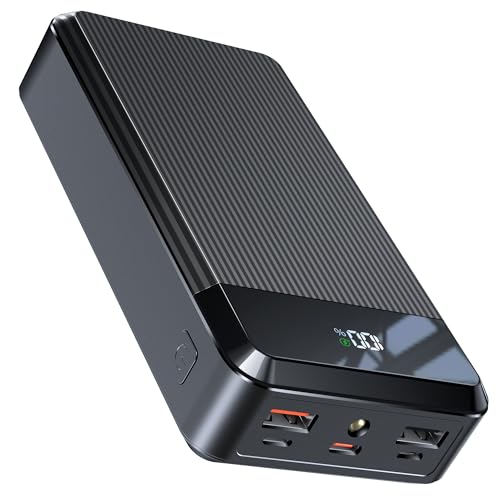 Power Bank 49885 mAh, PD 22,5W Powerbank Schnellladung,Tragbares Ladegerät Mit USB C Input & Output,Mit 2 Integrierten Kabeln Und LED-Digitalanzeige, 5 Ausgänge Und 3 Eingänge Power Bank 49885 mAh, PD 22,5W Powerbank Schnellladung,Tragbares Ladegerät Mit USB C Input & Output,Mit 2 Integrierten Kabeln Und LED-Digitalanzeige, 5 Ausgänge Und 3 Eingänge von Mordraoe
