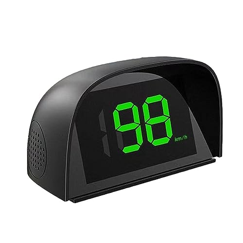 Auto HUD Head Up Display, MoreChioce Digital GPS Tacho Geschwindigkeitsmesser Auto Tachometer Wassertemperaturmesser Kraftstoffverbrauch Projektor,Grün von MoreChioce