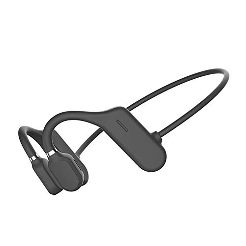 MoreChioce Bluetooth 5.0 Knochenleitung Kopfhörer Wireless, Schweißresistent Komfortable Leichte Bluetooth Kopfhörer Laufen Radfahren Sport Knochenschall Kopfhörer Kompatibel mit iOS Android,Schwarz von MoreChioce