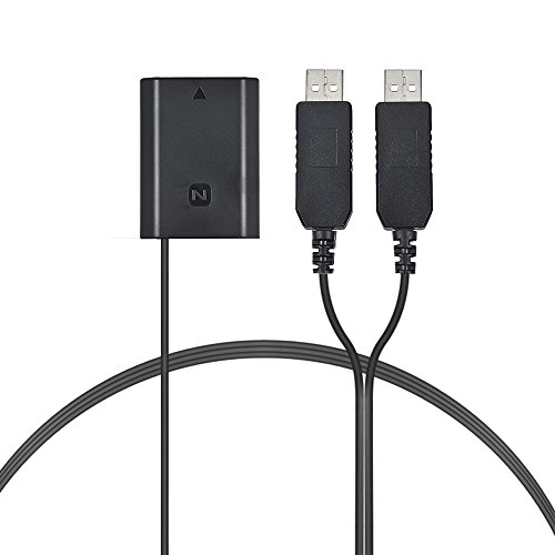 Andoer NP-FZ100 DC Koppler Dual USB Adapter Dummy Akku für Sony A7III A9 A7RIII A7SIII Andoer NP-FZ100 DC Koppler Dual USB Adapter Dummy Akku für Sony A7III A9 A7RIII A7SIII von Morelian