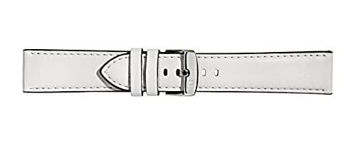 Morellato A01X5123C03 Bracelet Unisexe Collection Sport Croquet en Cuir de Veau véritable - A01X5123C03, Blanc, 18mm, Bracelet Morellato A01X5123C03 Bracelet Unisexe Collection Sport Croquet en Cuir de Veau véritable - A01X5123C03, Blanc, 18mm, Bracelet von Morellato