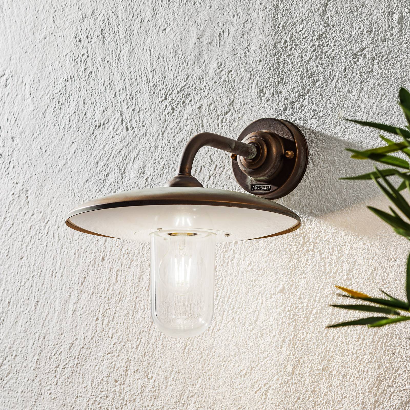 Außenwandleuchte Casale, antik-kupfer Glas klar Außenwandleuchte Casale, antik-kupfer Glas klar von Moretti Luce