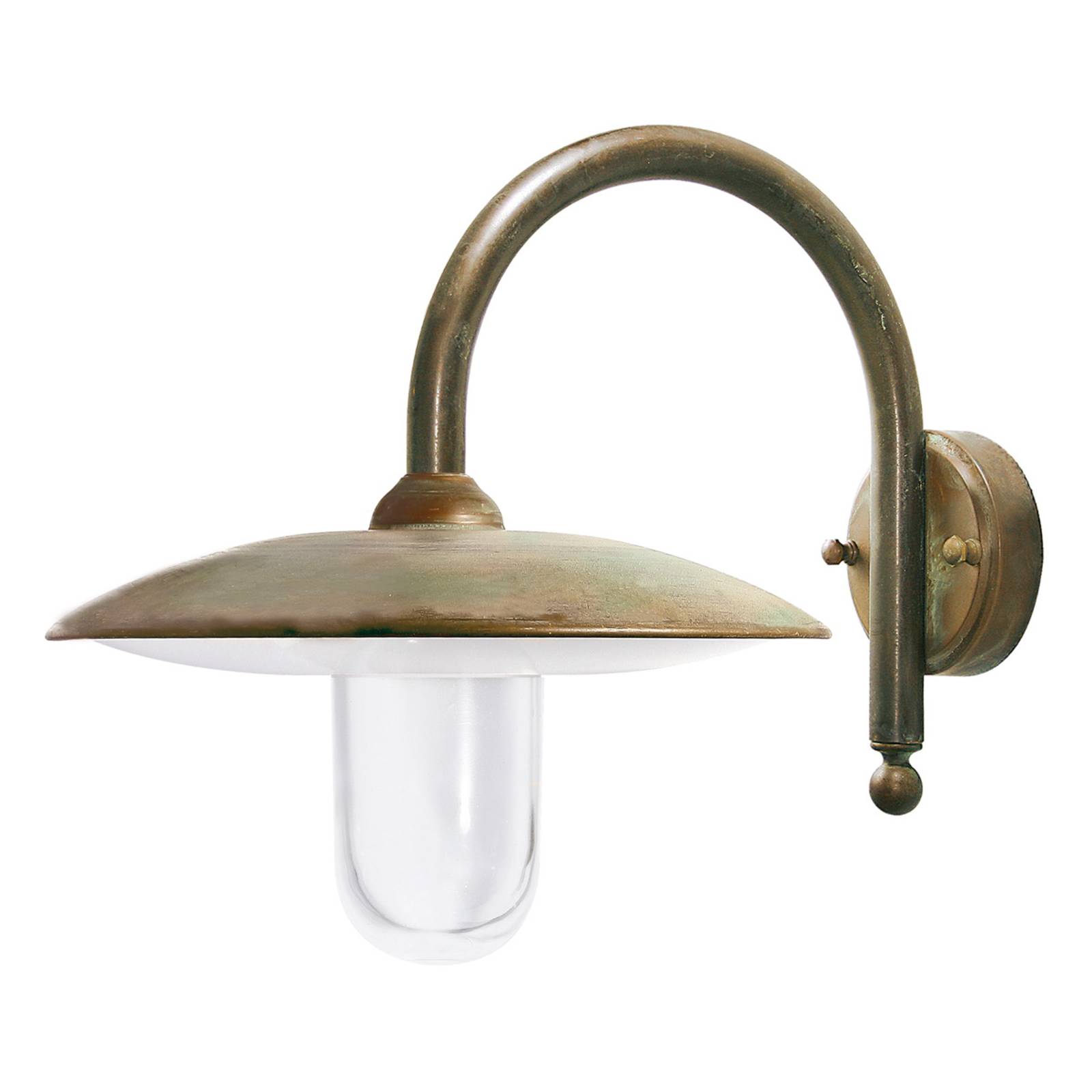 Außenwandleuchte Casale Tiefe 42cm, messing antik Außenwandleuchte Casale Tiefe 42cm, messing antik von Moretti Luce