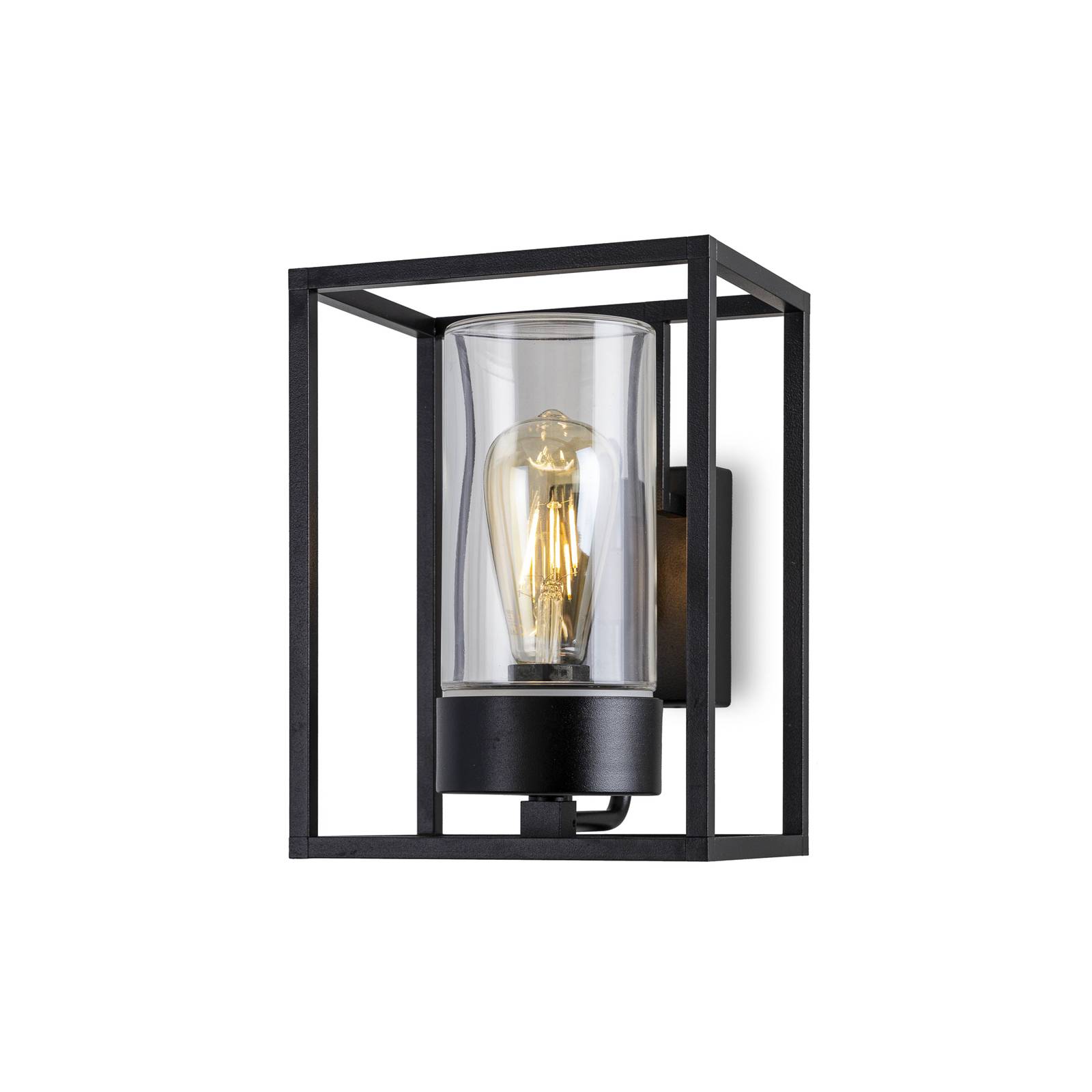 Außenwandleuchte Cubic³ 3363 schwarz/klar Außenwandleuchte Cubic³ 3363 schwarz/klar von Moretti Luce