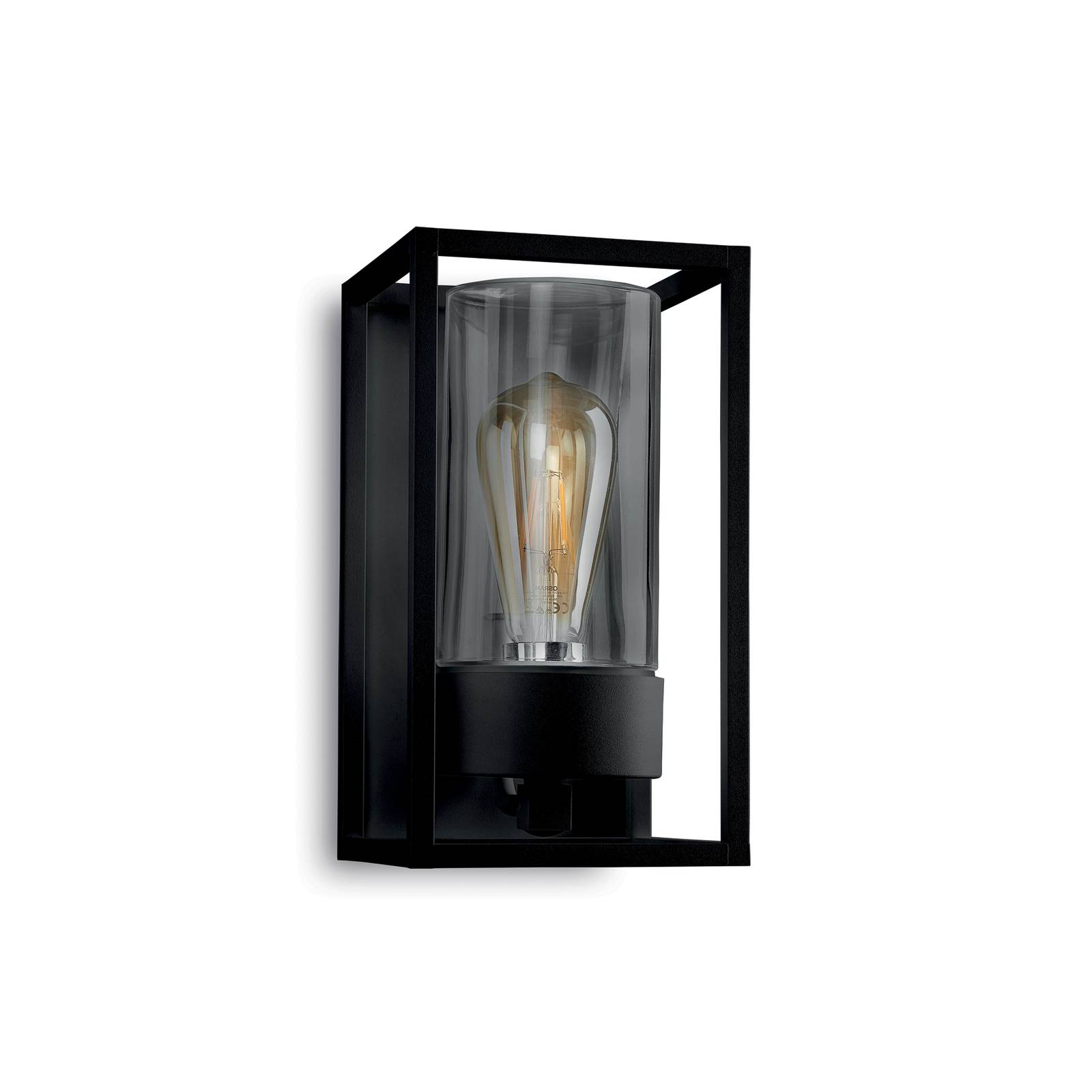 Außenwandleuchte Cubic³ 3365 schwarz/klar Außenwandleuchte Cubic³ 3365 schwarz/klar von Moretti Luce