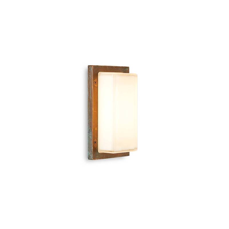 Außenwandleuchte Ice Cubic 3410, messing antik von Moretti Luce