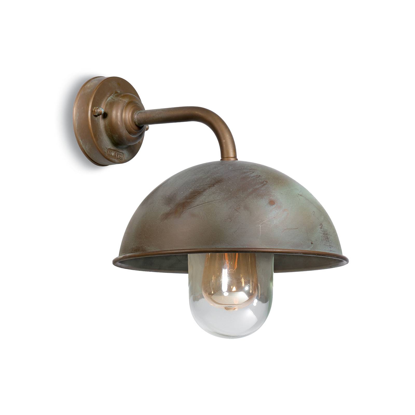 Wandleuchte Circle 3239 gerade, messing antik Wandleuchte Circle 3239 gerade, messing antik von Moretti Luce