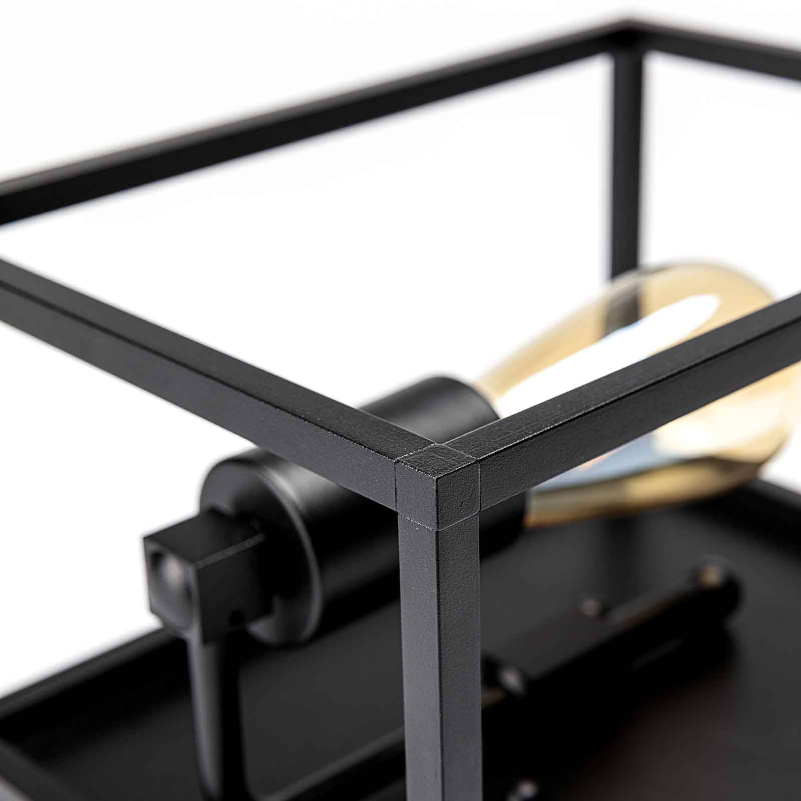 Wandleuchte Cubic³ 3385 schwarz, Breite 15 cm Wandleuchte Cubic³ 3385 schwarz, Breite 15 cm von Moretti Luce