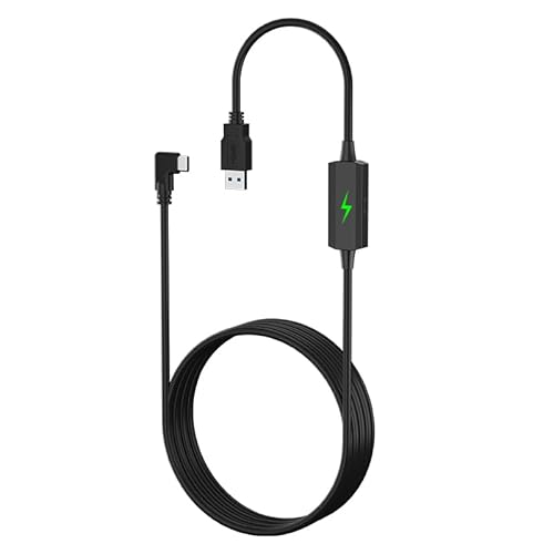 Moreyu USB3.2 Typ-C 5M VR-Datenkabel für Meta Quest 3, Quest 3S,Oculus Quest 3/2/Pro, Pico4/Pro – schnelles Aufladen und Hochgeschwindigkeits-Datenübertragung für VR Quest Headset und Gaming PC Moreyu USB3.2 Typ-C 5M VR-Datenkabel für Meta Quest 3, Quest 3S,Oculus Quest 3/2/Pro, Pico4/Pro – schnelles Aufladen und Hochgeschwindigkeits-Datenübertragung für VR Quest Headset und Gaming PC von Moreyu