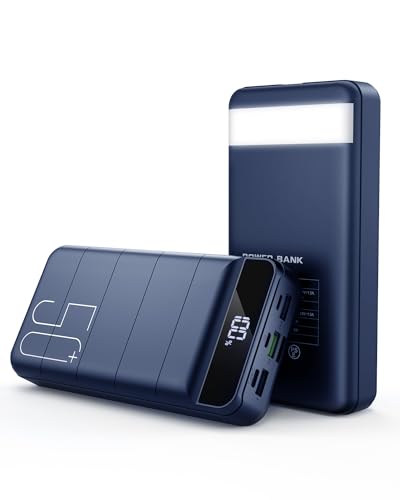 Morfec Tragbares Ladegerät Powerbank 50000mAh Schnellladung PD 4.0 & QC 4.0 mit 4 Ausgängen & 3 Eingängen LED Display Riesige Kapazität Externe Akku Bank für iPhone, Samsung, iPad usw Morfec Tragbares Ladegerät Powerbank 50000mAh Schnellladung PD 4.0 & QC 4.0 mit 4 Ausgängen & 3 Eingängen LED Display Riesige Kapazität Externe Akku Bank für iPhone, Samsung, iPad usw von Morfec