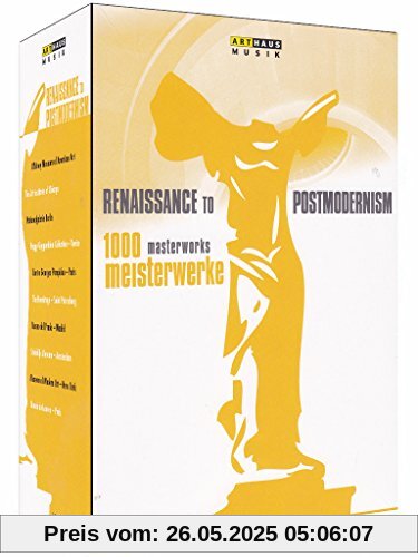 1000 Meisterwerke - Renaissance to Postmodernism [10 DVDs] von Moritz, Reiner E.