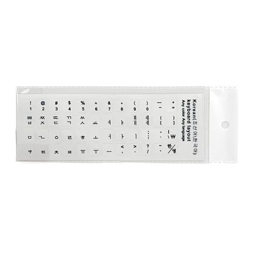 Morningmo - Koreanische Tastaturabdeckung Aufkleber für Laptop PC Tastatur Computer Standard Buchstabe Layout Tastatur Cover Aufkleber Korea Tastatur Aufkleber von Morningmo