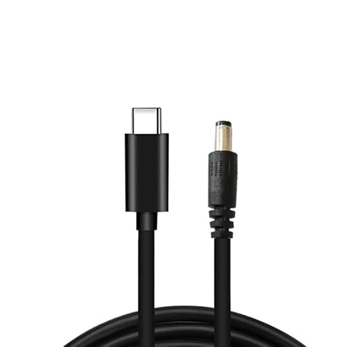 USB C/Typ-C PD auf 12 V 5,5 x 2,5 mm Stromkabel Konverterkabel für LED-Licht Laptop Typ-C PD Kabel USB-C Typ-C auf 5,5 x 2,5 mm Adapter von Morningmo