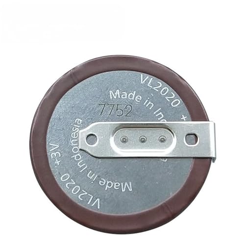 Wiederaufladbare Münze Autoschlüssel Fernbedienung Ersatz 20 mm VL2020/HFN 3 V 180 Grad Tab Breite Anwendung von Morningmo