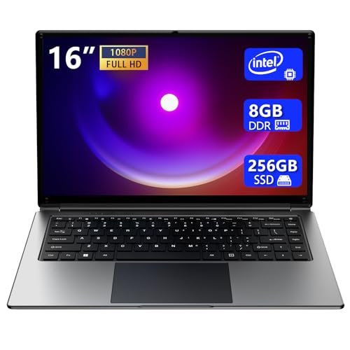 Morostron Laptop mit 16 Zoll, 8 GB DDR und 256 GB SSD, erweiterbar auf 1 TB Quad-Core-Prozessor Pentium Morostron Laptop mit 16 Zoll, 8 GB DDR und 256 GB SSD, erweiterbar auf 1 TB Quad-Core-Prozessor Pentium von Morostron