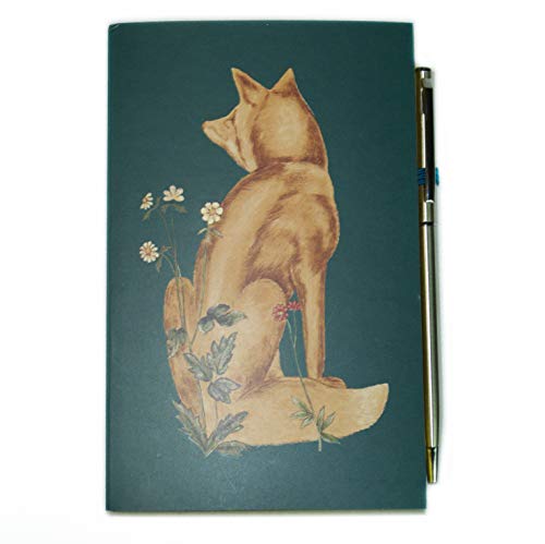William Morris & Co. - Forest Fox Pocket Notizbuch und Stift, vergoldete Kanten, liniertes Papier William Morris & Co. - Forest Fox Pocket Notizbuch und Stift, vergoldete Kanten, liniertes Papier von Blueprint Collections