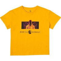 Mortal Kombat Women's Cropped T-Shirt - Senfgelb - L von Mortal Kombat