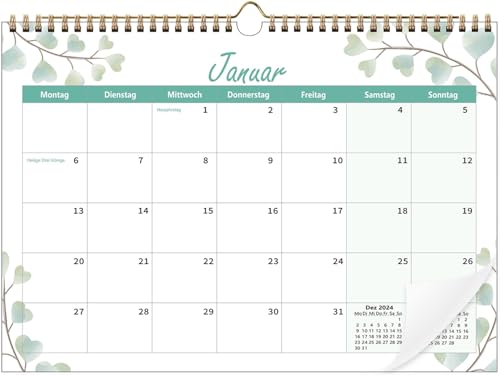 Wandkalender 2025 - Moseem Kalender 2025 im A4 Querformat(30 x 21 cm), Familienplaner 2025 Mit Jahreskalender Planung, Monatskalender Paarkalender vom Jan bis Dezember 2025 mit Ferienübersicht Wandkalender 2025 - Moseem Kalender 2025 im A4 Querformat(30 x 21 cm), Familienplaner 2025 Mit Jahreskalender Planung, Monatskalender Paarkalender vom Jan bis Dezember 2025 mit Ferienübersicht von Moseem