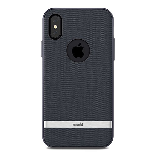 Moshi Vesta for iPhone X - Schutzgehäuse aus Stoff - Marineblau von Moshi