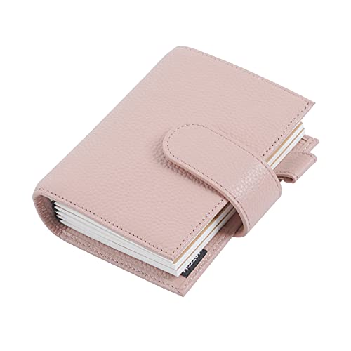 Moterm Companion Traveler's Notizbuch Cover - Verbessertes Design mit Rückentasche (Reisepass-Größe, Kiesel-rose poudré) von Moterm