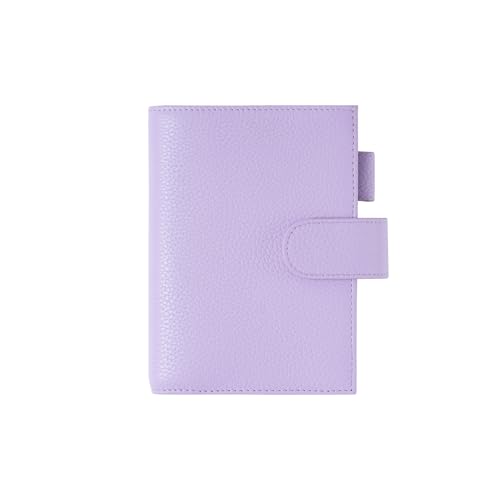 Moterm Leder Cover für Moleskine Pocket-Passend für Moleskine Pocket Classic/Daily/Weekly Planner,Kiesel-Lavendel von Moterm