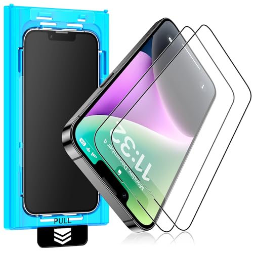 Mothca 2 Stück Matte Schutzfolie für iphone 13 Pro Max/iphone 14 Plus, 9H Mattes Schutzglas Screen Protector, 2,5D Displayschutz Folie Blendschutz Anti-Fingerabdruck (6,7 Zoll) von Mothca