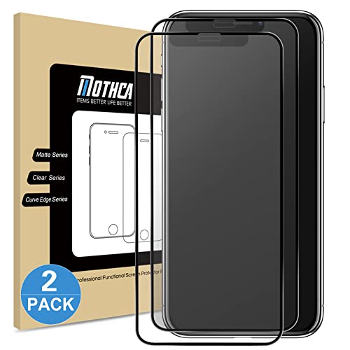 Mothca Panzer matt Glas für iPhone 11/ iPhone XR [2 Stück], 9H matte Schutzfolie Screen Protector,Anti-Fingerabdruck,Blendschutz von Mothca