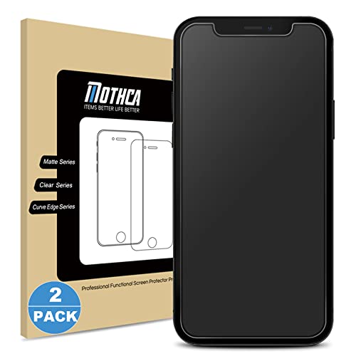 Mothca Panzer matt Glas für iPhone 12 mini [2 Stück] 5,4", matte Schutzfolie Screen Protector, 2.5D Screen Protector, Blendschutz,Anti-Fingerabdruck von Mothca