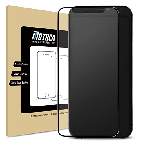 Mothca Panzer matt Glas für iphone 12 Pro/iphone 12, 6,1 Zoll (2020) matte Schutzfolie Screen Protector, Anti-Glare & Anti-Fingerabdruck von Mothca