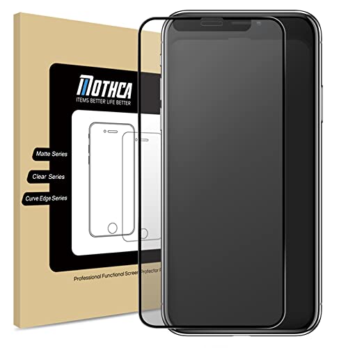 Mothca mattes Schutzfolie für iPhone 11 Pro Max/Xs Max, Panzer matt glas Screen Protector, 3D Blendschutz, Anti-Fingerabdruck, Anti-Bläschen von Mothca