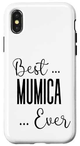 Best Mumica Ever süße Mama Mütter Geburtstag Liebe Mama Hülle für iPhone X/XS Best Mumica Ever süße Mama Mütter Geburtstag Liebe Mama Hülle für iPhone X/XS von Mothers Gift Shopp