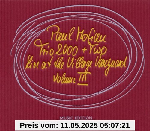 Live at the Village Vanguard Vol.3 Live at the Village Vanguard Vol.3 von Motian, Paul Trio 2000+Two