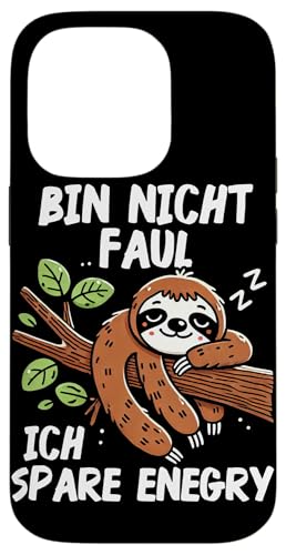 Bin Nicht Faul Ich Spare Energy Lustige Faultier Motiv Hülle für iPhone 14 Pro Bin Nicht Faul Ich Spare Energy Lustige Faultier Motiv Hülle für iPhone 14 Pro von Motiv Faultier Lustig Faultierfan Geschenke