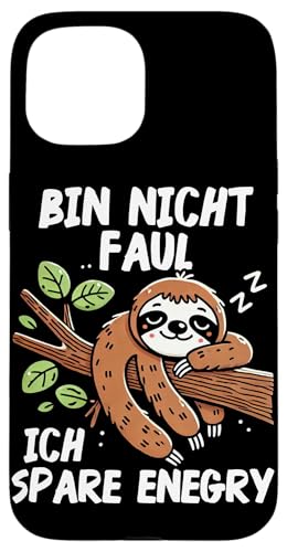 Bin Nicht Faul Ich Spare Energy Lustige Faultier Motiv Hülle für iPhone 15 Bin Nicht Faul Ich Spare Energy Lustige Faultier Motiv Hülle für iPhone 15 von Motiv Faultier Lustig Faultierfan Geschenke